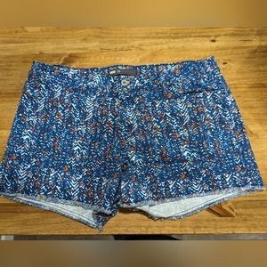 Levi's Colorful Herringbone Denim Shorts Size 16 Waist Size 33"